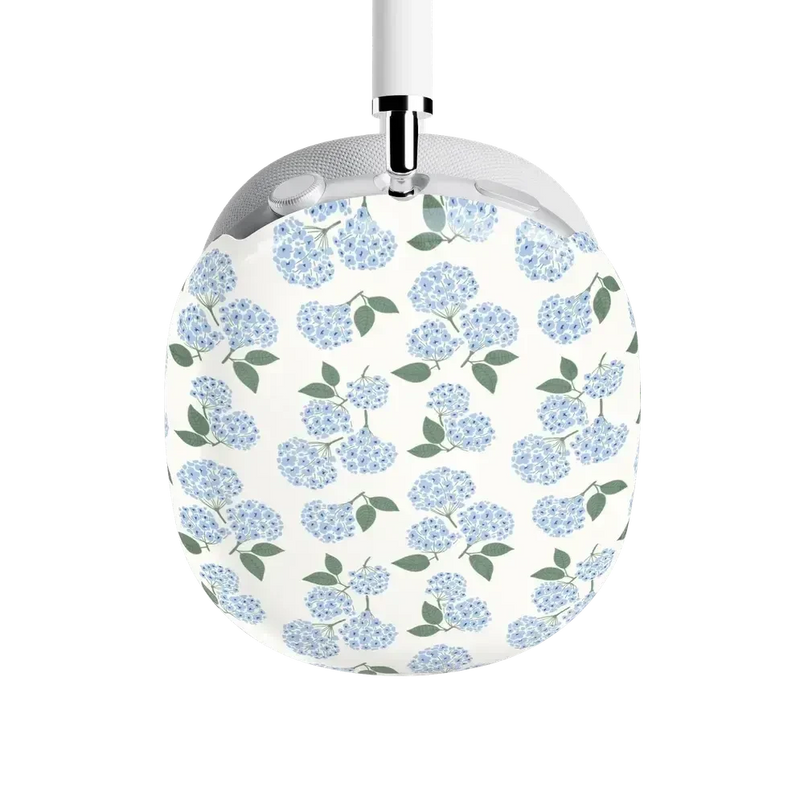 Nantucket Cottage | Blue Hydrangea AirPods Max Case AirPods Case get.casely 
