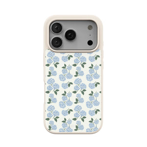 Nantucket Cottage | Blue Hydrangea Case iPhone Case get.casely Align + MagSafe® iPhone 18 Pro 
