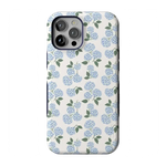 Nantucket Cottage | Blue Hydrangea Case iPhone Case get.casely Bold Flex + MagSafe® iPhone 12 Pro Max 