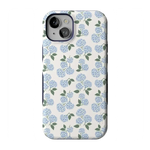 Nantucket Cottage | Blue Hydrangea Case iPhone Case get.casely Bold Flex + MagSafe® iPhone 15 