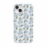 Nantucket Cottage | Blue Hydrangea Case iPhone Case get.casely Classic + MagSafe® iPhone 14 Plus 