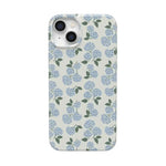 Nantucket Cottage | Blue Hydrangea Case iPhone Case get.casely Classic + MagSafe® iPhone 14 