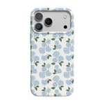 Nantucket Cottage | Blue Hydrangea Case iPhone Case get.casely Classic + MagSafe® iPhone 17 Pro Max 
