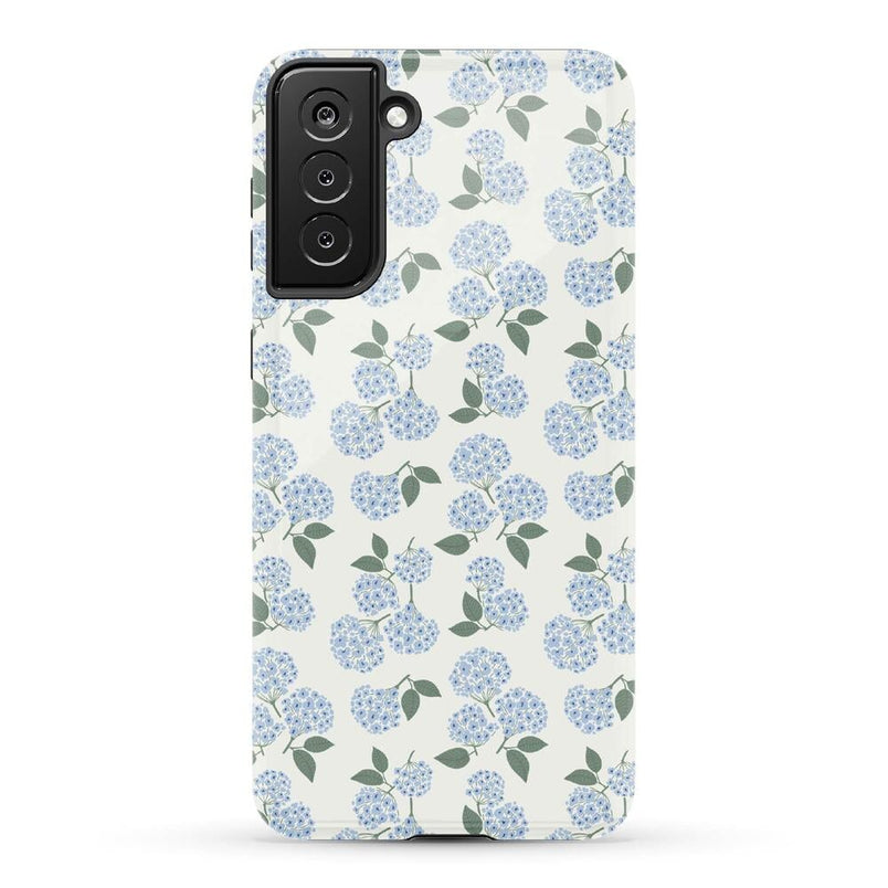 Nantucket Cottage | Blue Hydrangea Case iPhone Case get.casely Essential Galaxy S21 Plus 