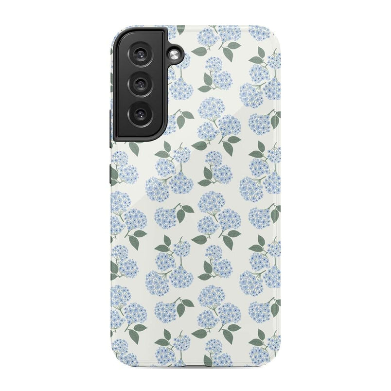 Nantucket Cottage | Blue Hydrangea Case iPhone Case get.casely Essential Galaxy S22 Plus 