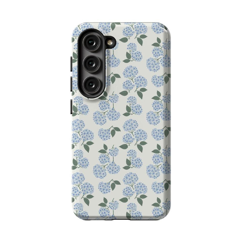 Nantucket Cottage | Blue Hydrangea Case iPhone Case get.casely Essential Galaxy S23 