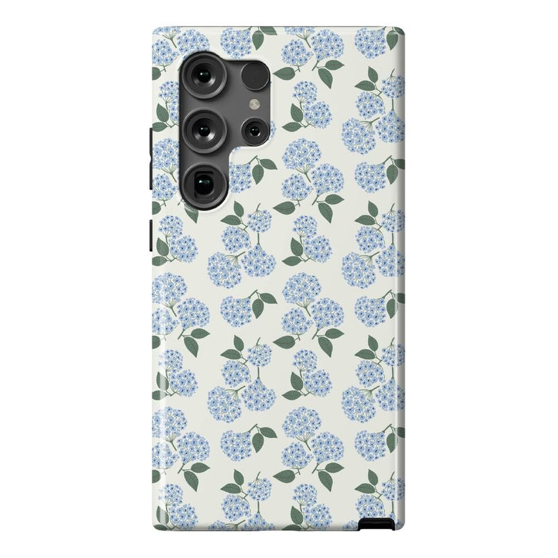 Nantucket Cottage | Blue Hydrangea Case iPhone Case get.casely Essential Galaxy S24 Ultra 