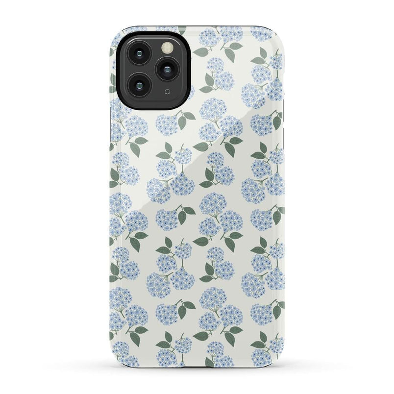 Nantucket Cottage | Blue Hydrangea Case iPhone Case get.casely Essential iPhone 11 Pro Max 
