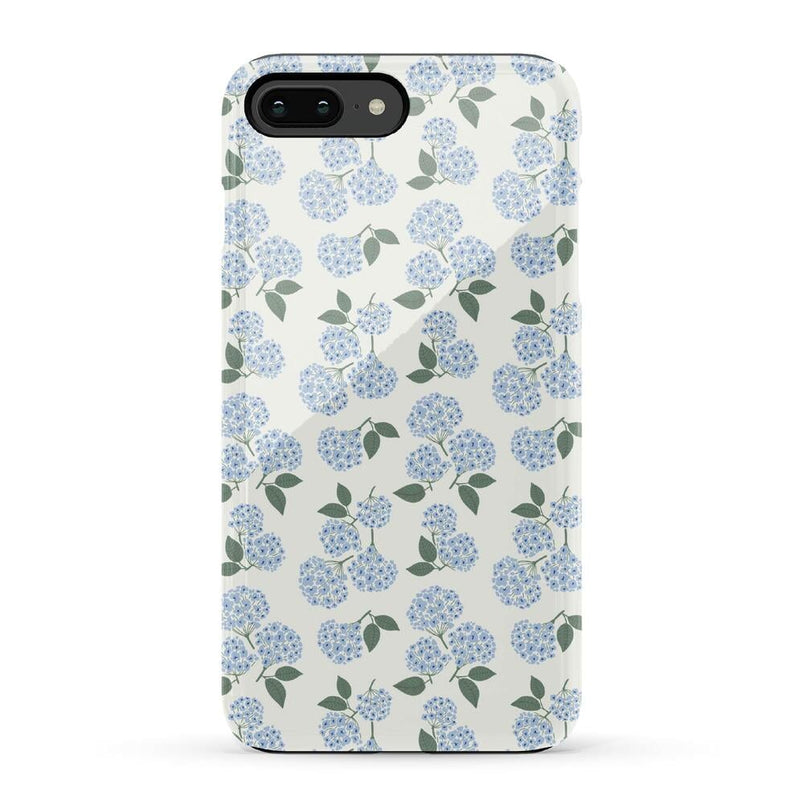 Nantucket Cottage | Blue Hydrangea Case iPhone Case get.casely Essential iPhone 6/7/8 Plus 