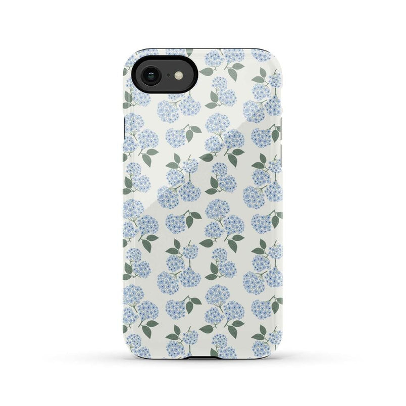 Nantucket Cottage | Blue Hydrangea Case iPhone Case get.casely Essential iPhone SE (2020 & 2022) 