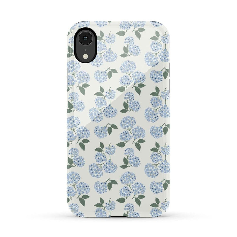 Nantucket Cottage | Blue Hydrangea Case iPhone Case get.casely Essential iPhone XR 