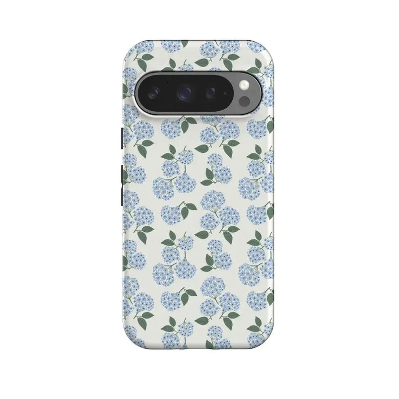 Nantucket Cottage | Blue Hydrangea Case iPhone Case get.casely Essential + MagSafe® Google Pixel 10 Pro 