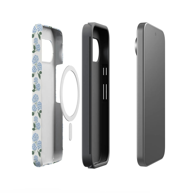 Nantucket Cottage | Blue Hydrangea Case iPhone Case get.casely 