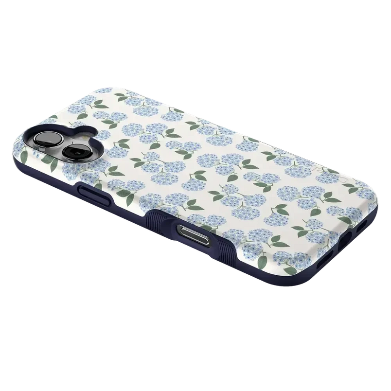 Nantucket Cottage | Blue Hydrangea Case iPhone Case get.casely 