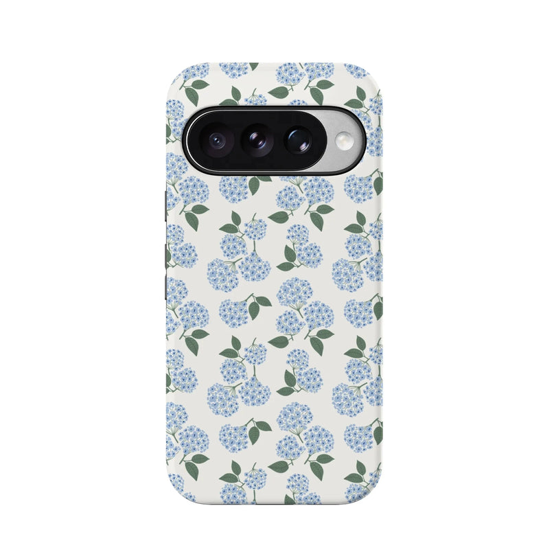 Nantucket Cottage | Blue Hydrangea Case iPhone Case get.casely 