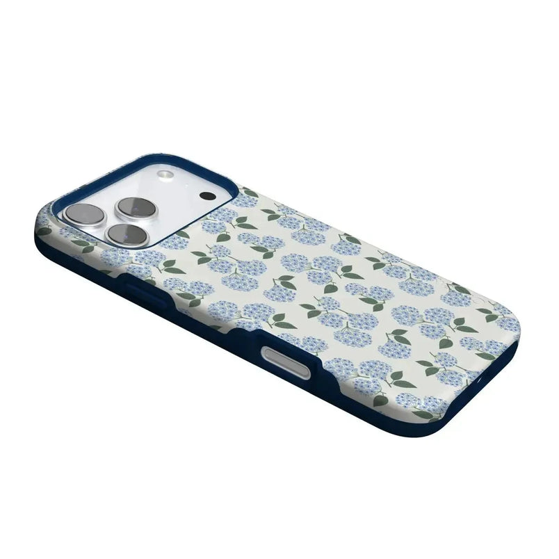 Nantucket Cottage | Blue Hydrangea Case iPhone Case get.casely 