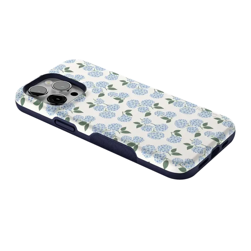 Nantucket Cottage | Blue Hydrangea Case iPhone Case get.casely 