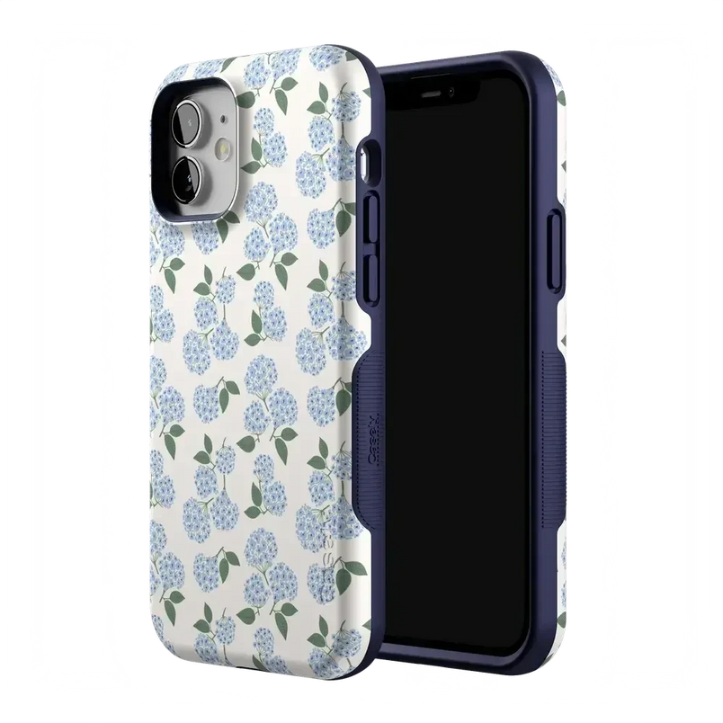 Nantucket Cottage | Blue Hydrangea Case iPhone Case get.casely 