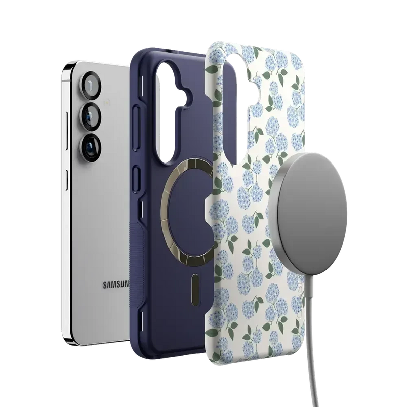 Nantucket Cottage | Blue Hydrangea Case iPhone Case get.casely 