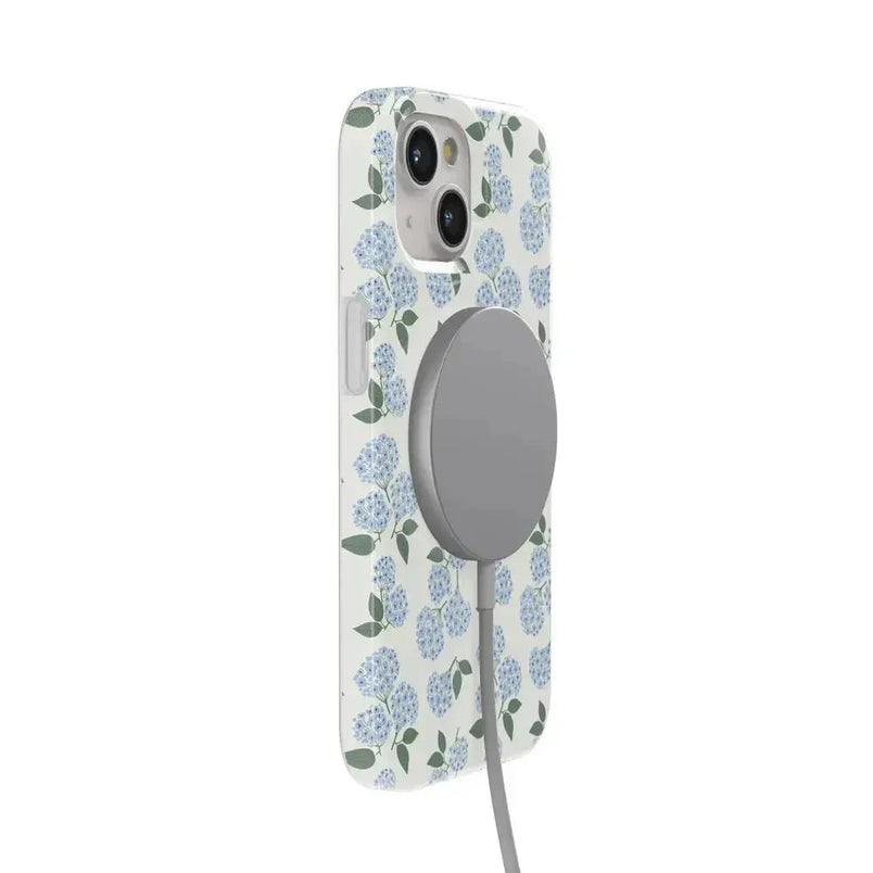 Nantucket Cottage | Blue Hydrangea Case iPhone Case get.casely 