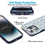 Nantucket Cottage | Blue Hydrangea Case iPhone Case get.casely 