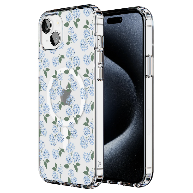 Nantucket Cottage | Blue Hydrangea Case iPhone Case get.casely 