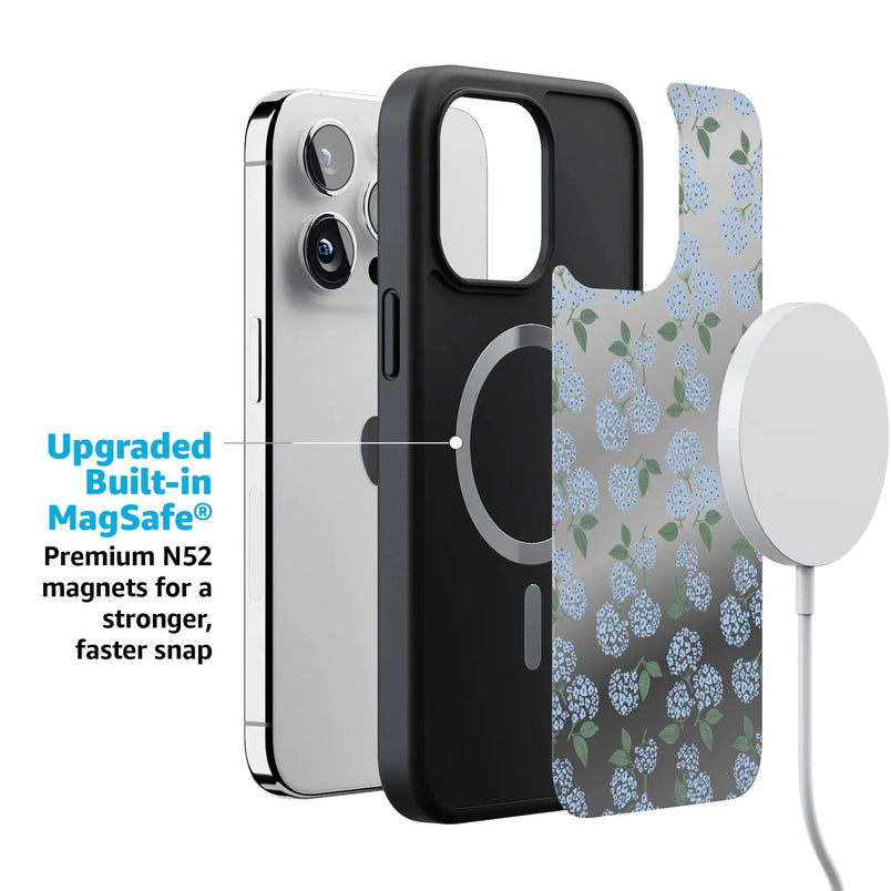 Nantucket Cottage | Blue Hydrangea Case iPhone Case get.casely 