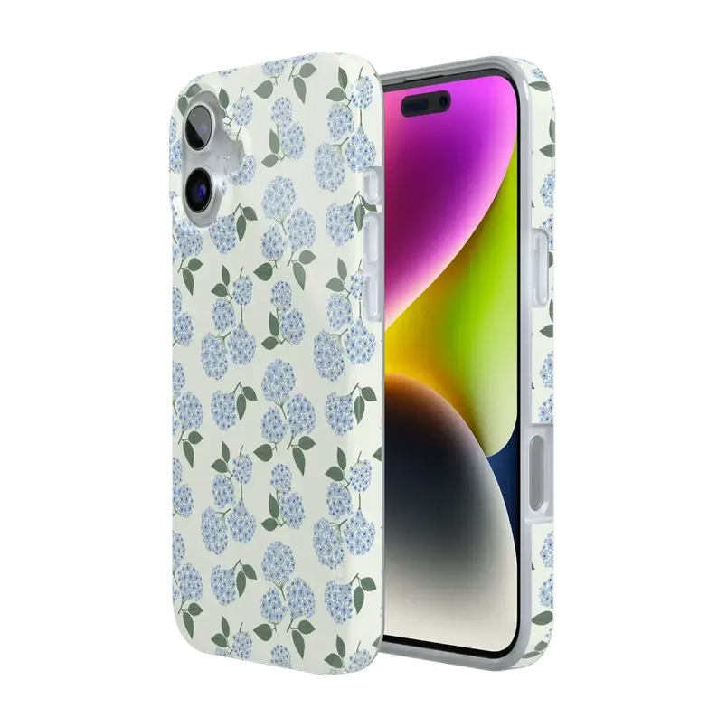 Nantucket Cottage | Blue Hydrangea Case iPhone Case get.casely 