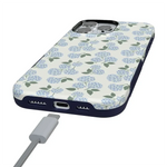 Nantucket Cottage | Blue Hydrangea Case iPhone Case get.casely 