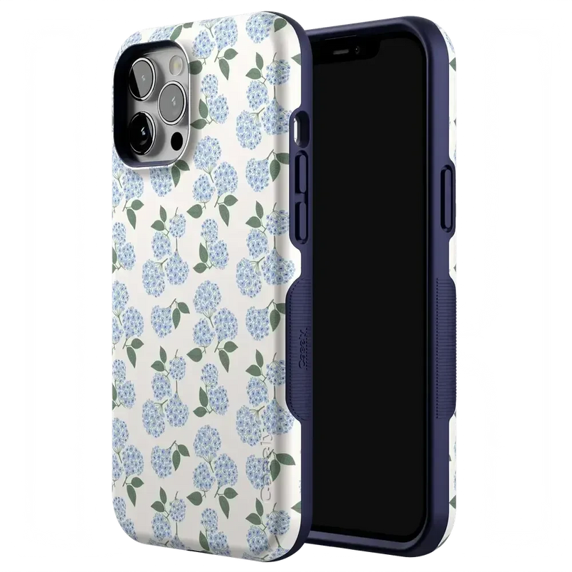 Nantucket Cottage | Blue Hydrangea Case iPhone Case get.casely 