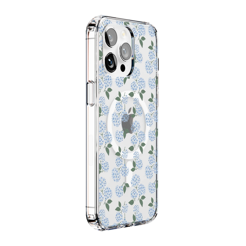 Nantucket Cottage | Blue Hydrangea Case iPhone Case get.casely 