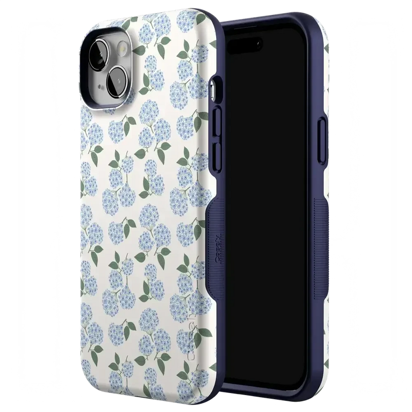 Nantucket Cottage | Blue Hydrangea Case iPhone Case get.casely 