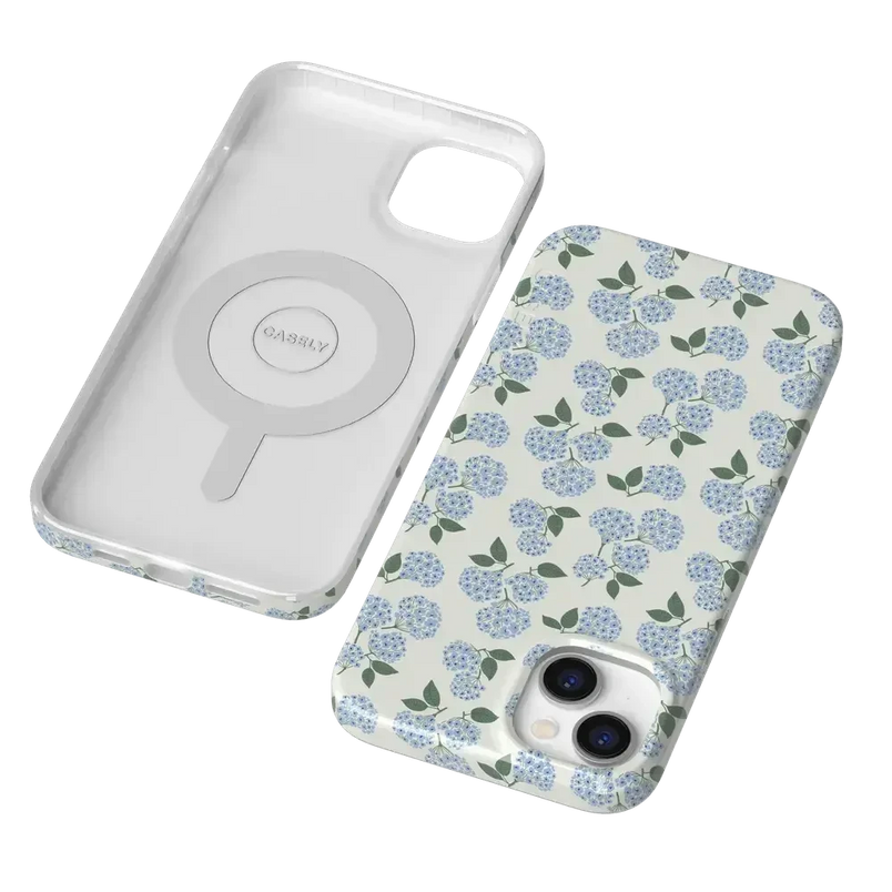 Nantucket Cottage | Blue Hydrangea Case iPhone Case get.casely 
