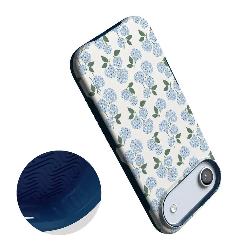 Nantucket Cottage | Blue Hydrangea Case iPhone Case get.casely 