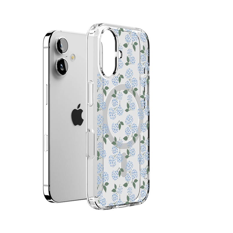 Nantucket Cottage | Blue Hydrangea Case iPhone Case get.casely 