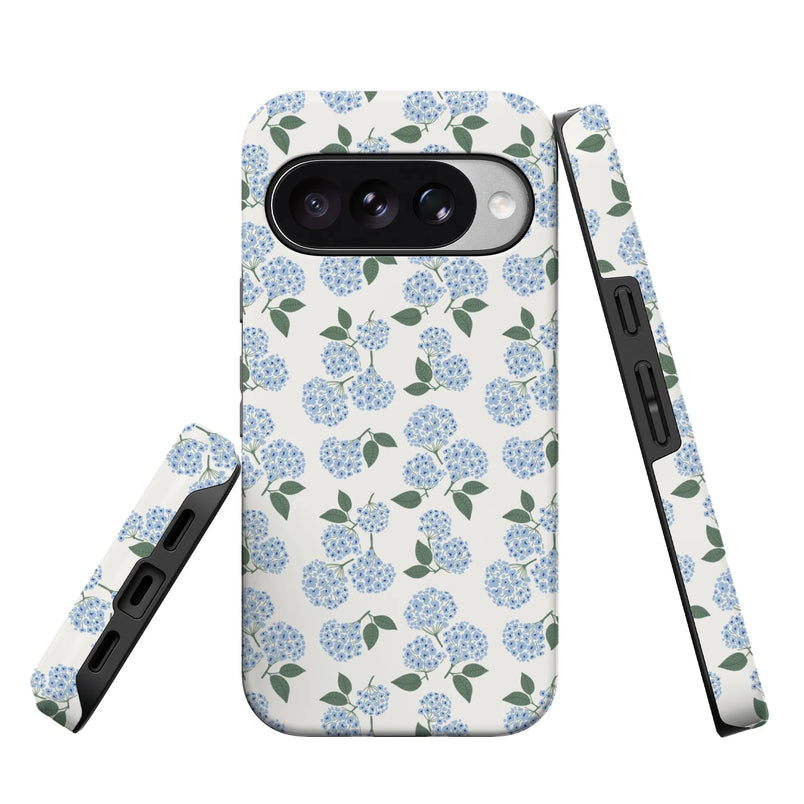 Nantucket Cottage | Blue Hydrangea Case iPhone Case get.casely 