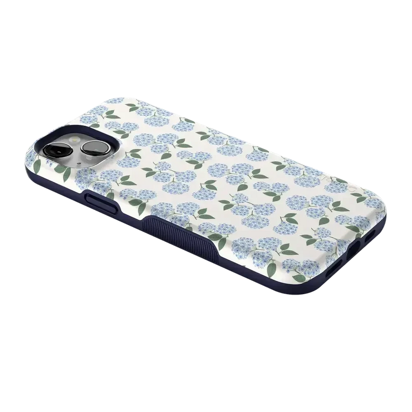 Nantucket Cottage | Blue Hydrangea Case iPhone Case get.casely 