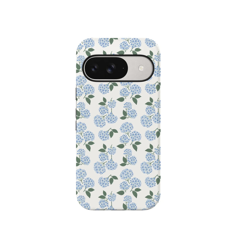 Nantucket Cottage | Blue Hydrangea Case iPhone Case get.casely 