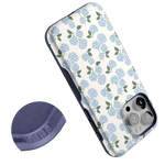 Nantucket Cottage | Blue Hydrangea Case iPhone Case get.casely 