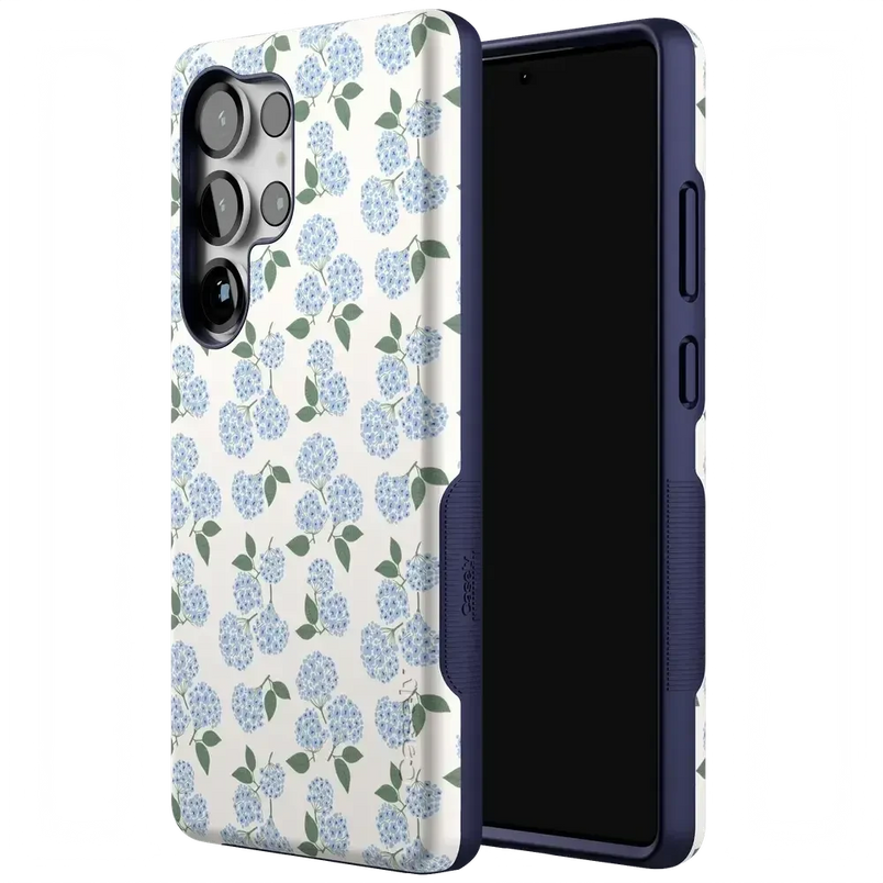 Nantucket Cottage | Blue Hydrangea Case iPhone Case get.casely 