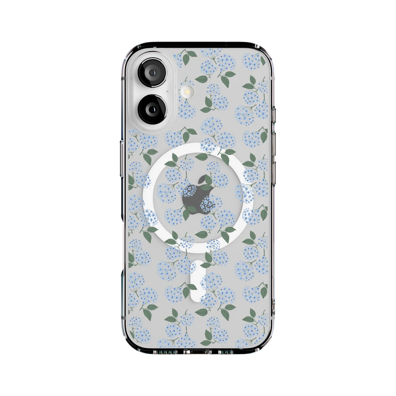 Nantucket Cottage | Blue Hydrangea Case iPhone Case get.casely 