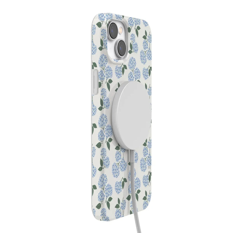 Nantucket Cottage | Blue Hydrangea Case iPhone Case get.casely 