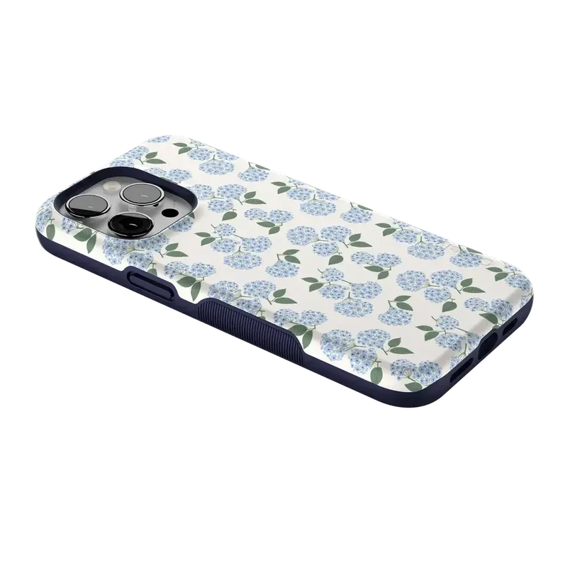 Nantucket Cottage | Blue Hydrangea Case iPhone Case get.casely 