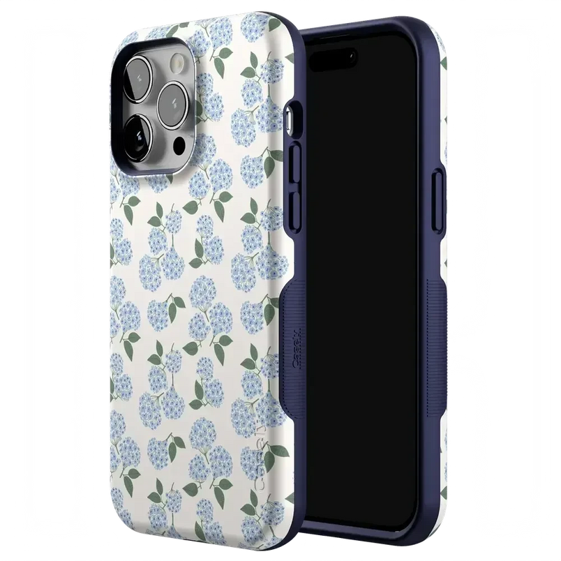 Nantucket Cottage | Blue Hydrangea Case iPhone Case get.casely 