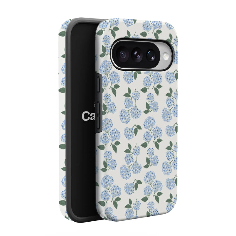 Nantucket Cottage | Blue Hydrangea Case iPhone Case get.casely 