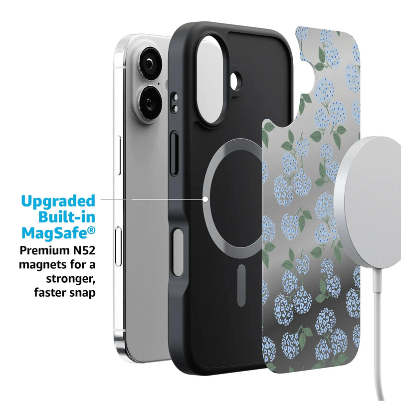 Nantucket Cottage | Blue Hydrangea Case iPhone Case get.casely 