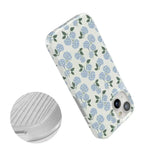 Nantucket Cottage | Blue Hydrangea Case iPhone Case get.casely 