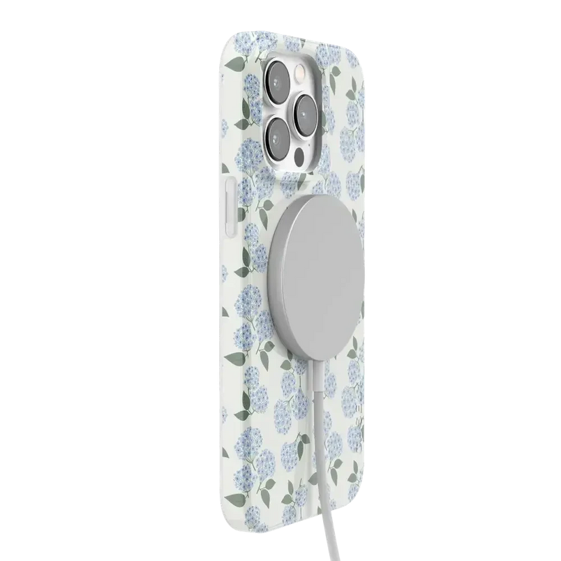 Nantucket Cottage | Blue Hydrangea Case iPhone Case get.casely 