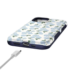 Nantucket Cottage | Blue Hydrangea Case iPhone Case get.casely 