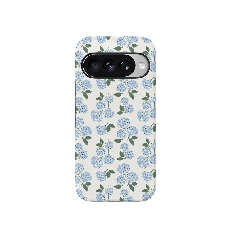 Nantucket Cottage | Blue Hydrangea Case iPhone Case get.casely 